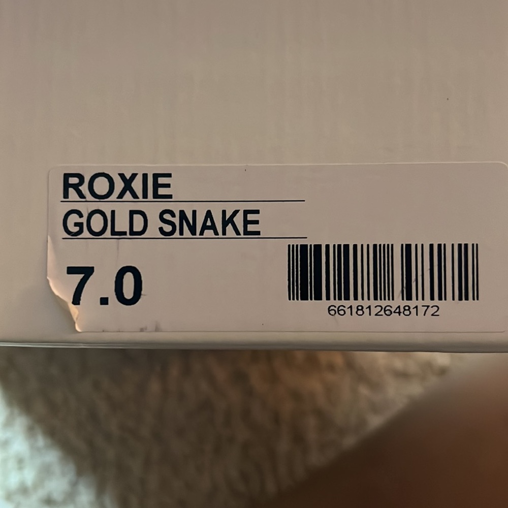 Steve Madden Roxie Gold Snake - Picture 10 of 10
